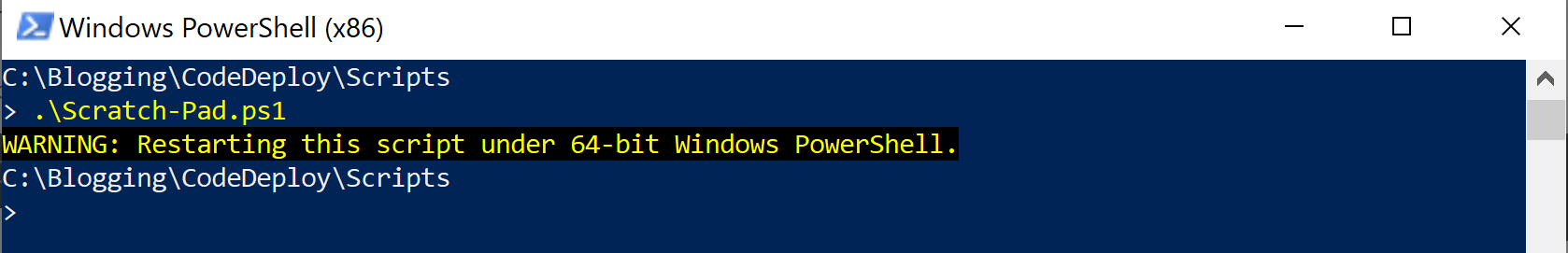 PS32 Bit No Capture Test
