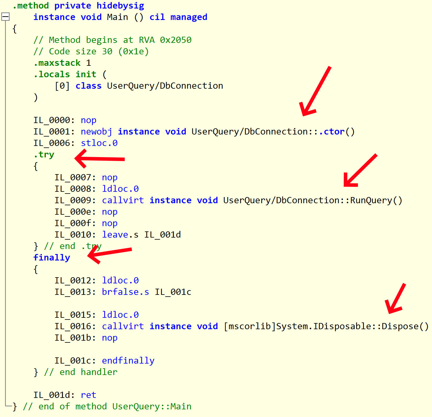 Using statement IL Magic